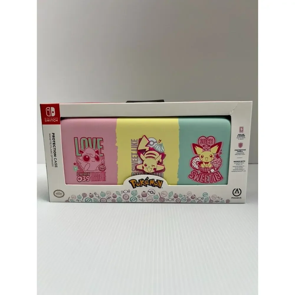 Pokemon Sweet Friends Nintendo Switch Case & Wired Controller Bundle NEW